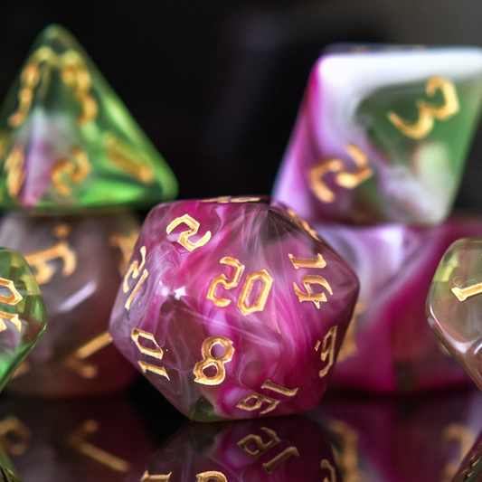 Druid Class Acrylic Dice Set
