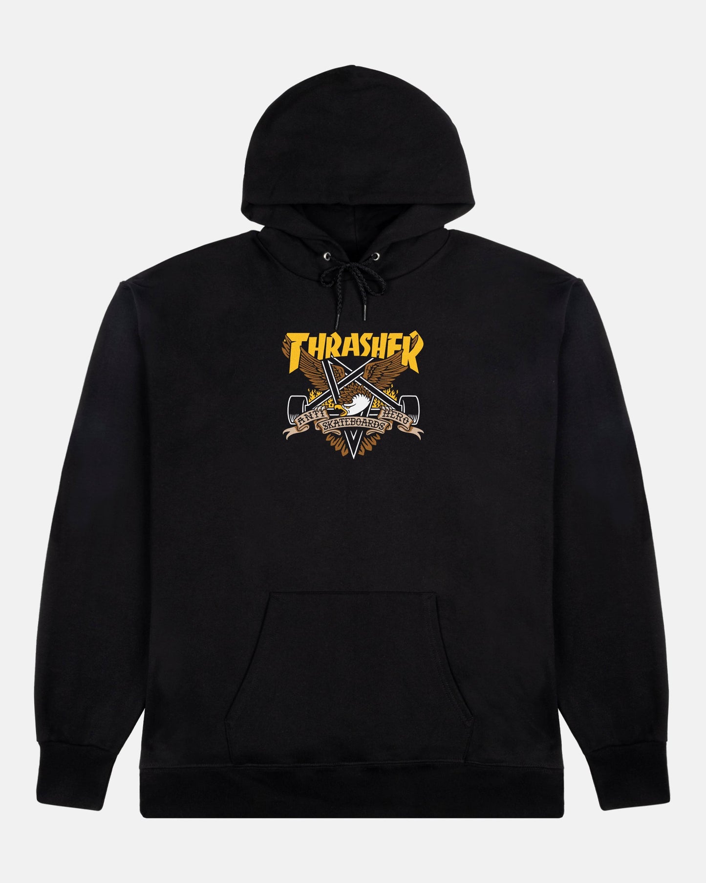 THRASHER X ANTI-HERO EAGLEGRAM HOODED SWEATSHIRT