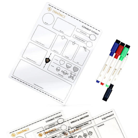 Enhance: Acrylic Character Sheet Set