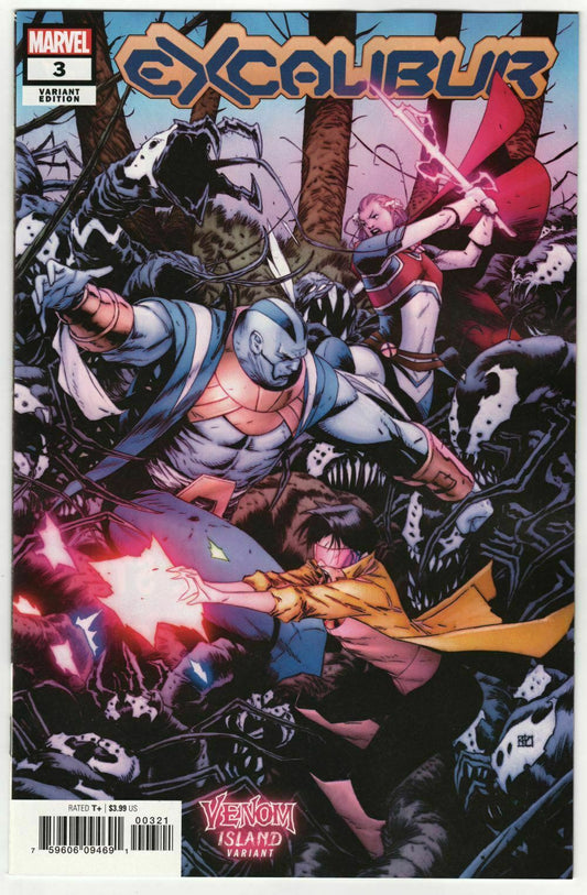 EXCALIBUR #3 Marvel 2019 NM+ 9.6 Khoi Pham Venom Island DX - Golden Apple Comics