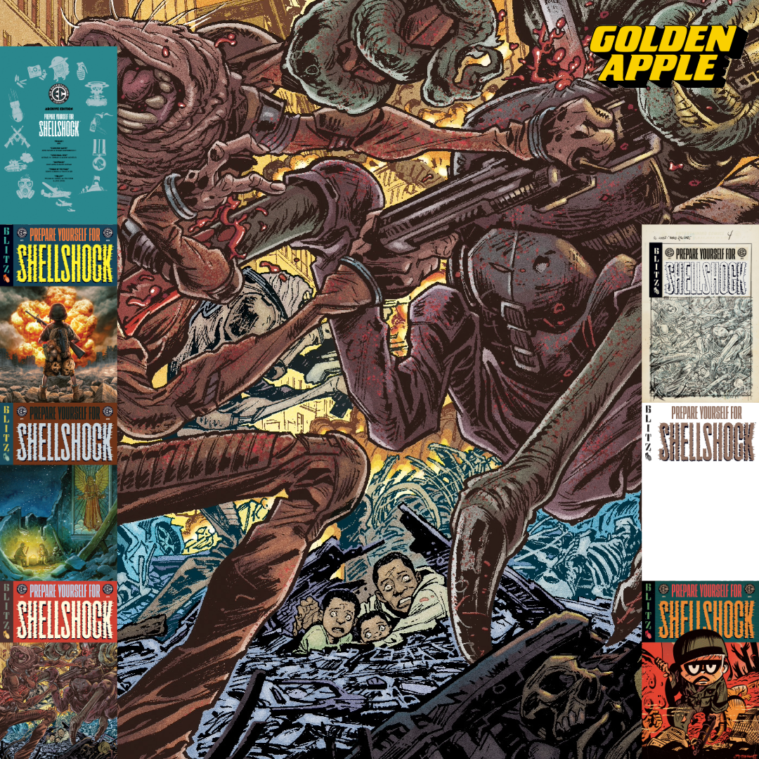 Ec Shellshock #1 A1 Cover Set Of 7 1:10 1:20 1:50 (08/19/2026) Oni