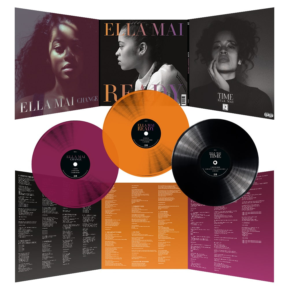 Ella Mai Time Change Ready - Anniversay Vinyl [Black LP/Violet LP/Orange LP] [Vinyl]
