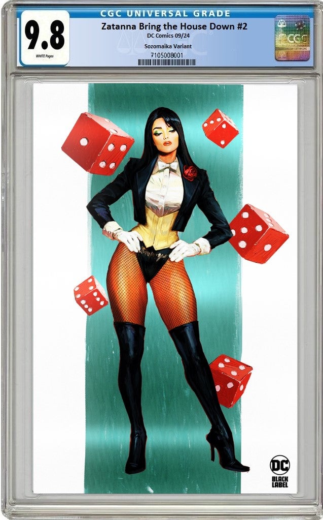 Zatanna Bring Down The House #2 (Of 5) Sozomaika Virgin Foil Variant GGA (07/24/2024) Dc