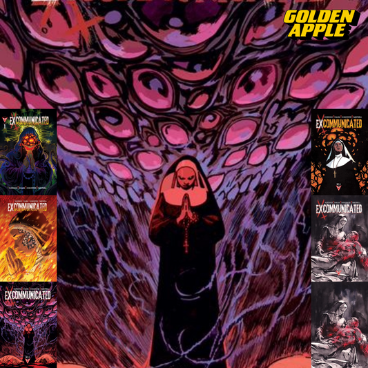 Excommunicated #1 A1 Cover Set Of 8 1:10 1:20 1:30 1:40 1:50 (05/06/2026) Vault - Golden Apple Comics
