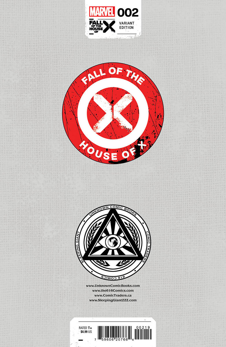 Fall Of The House Of X 2 Unknown Comics Ben Harvey Exclusive Var [Fhx] (02/14/2024)