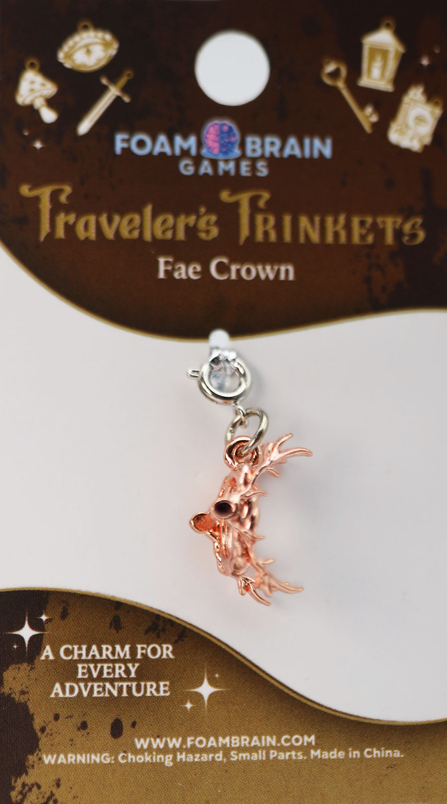 Traveler's Trinkets: Fae Crown Charm - Golden Apple Comics