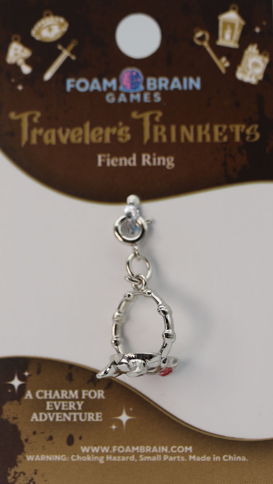 Traveler's Trinkets: Fiend Ring Charm - Golden Apple Comics
