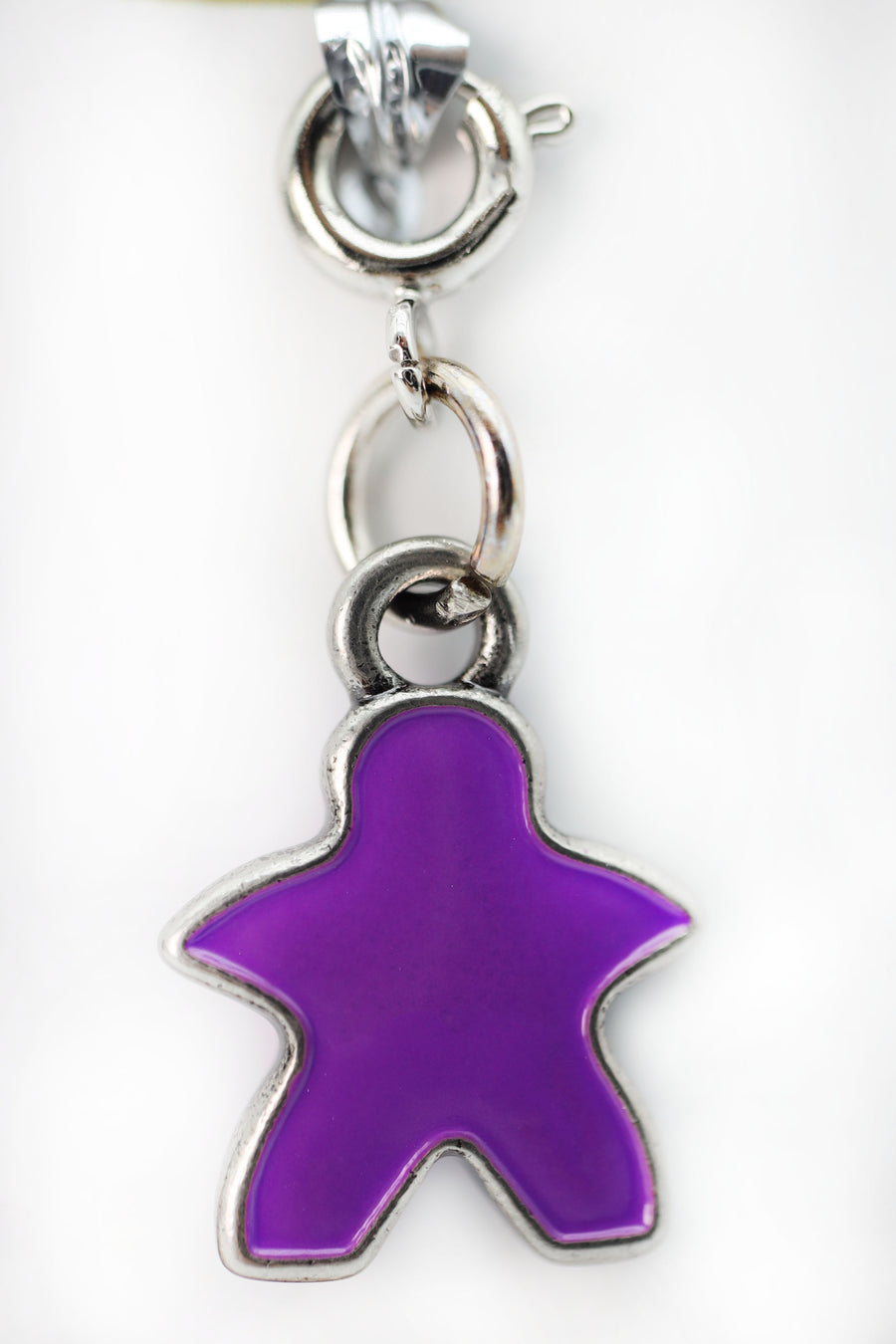 Traveler's Trinkets: Meeple Charm - Purple - Golden Apple Comics