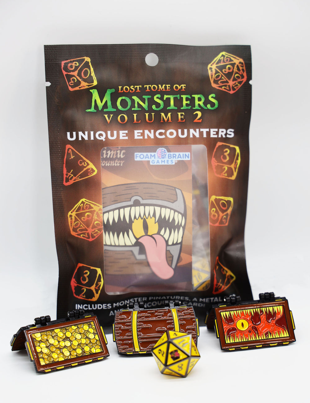 Foam Brain Games: Lost Tome of Monsters - Volume 2 - Unique Encounters - Mimic Set - Golden Apple Comics