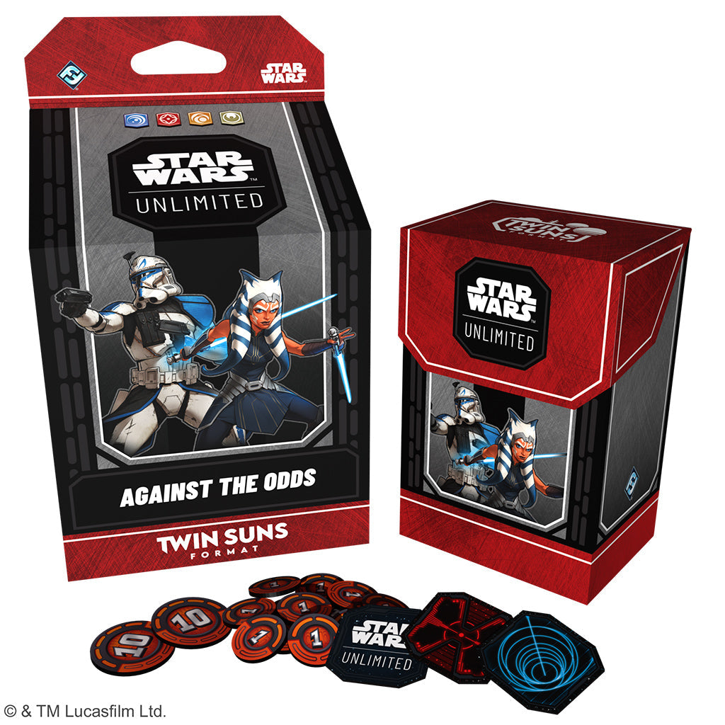 Star Wars: Unlimited - Twin Suns Deck - Improvised Tactics - Ahsoka Tano and Rex - Golden Apple Comics