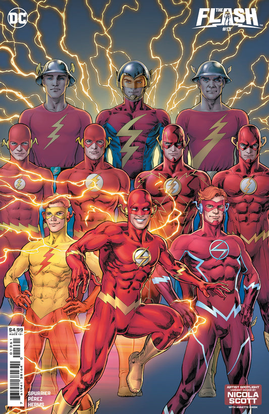 Flash #13 D Nicola Scott Artist Spotlight Variant (09/25/2024) Dc