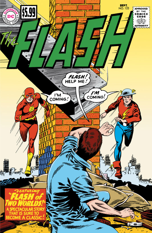 The Flash #123 Facsimile Edition C Carmine Infantino & Murphy Anderson Foil Variant (01/23/2024) Dc