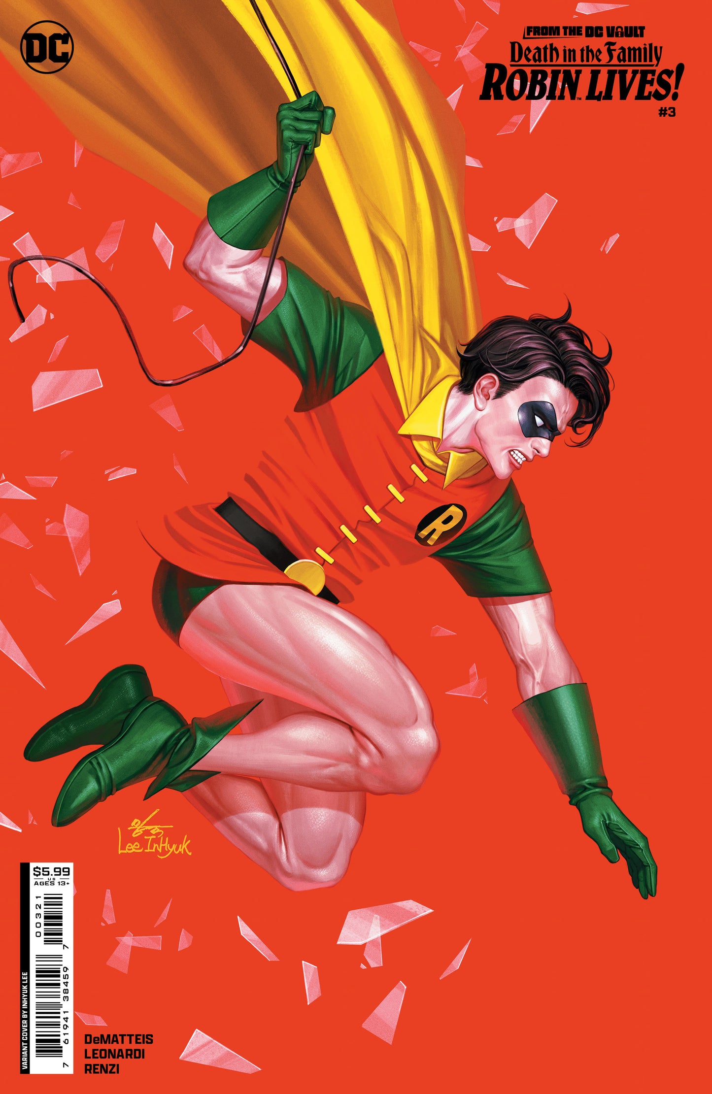 From The Dc Vault Death In The Family Robin Lives #3 (Of 4) B In-Hyuk Lee Variant (09/11/2024) Dc