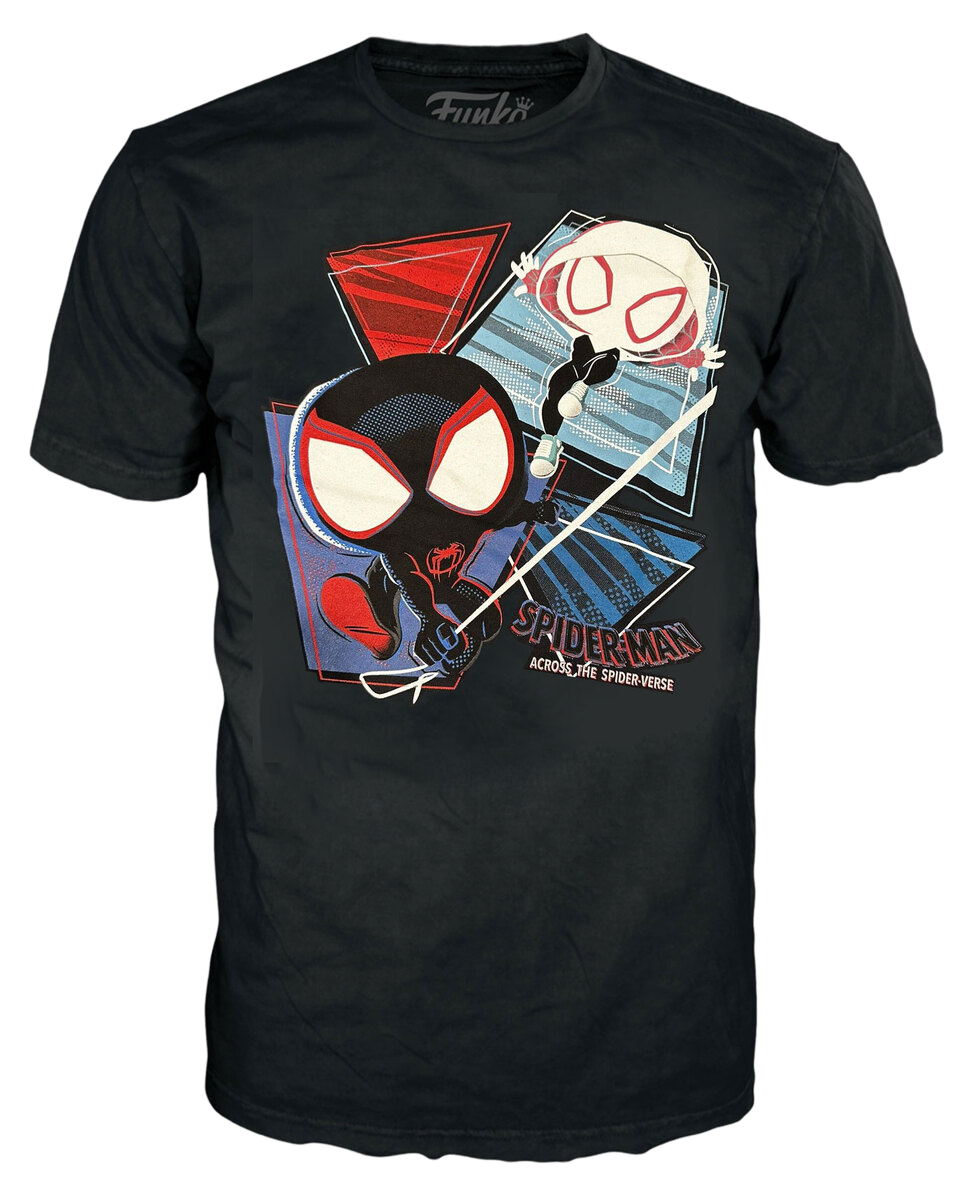 POP! Tees: Marvel (SpiderVerse), Spider-Gwen and Spider-Man Exclusive