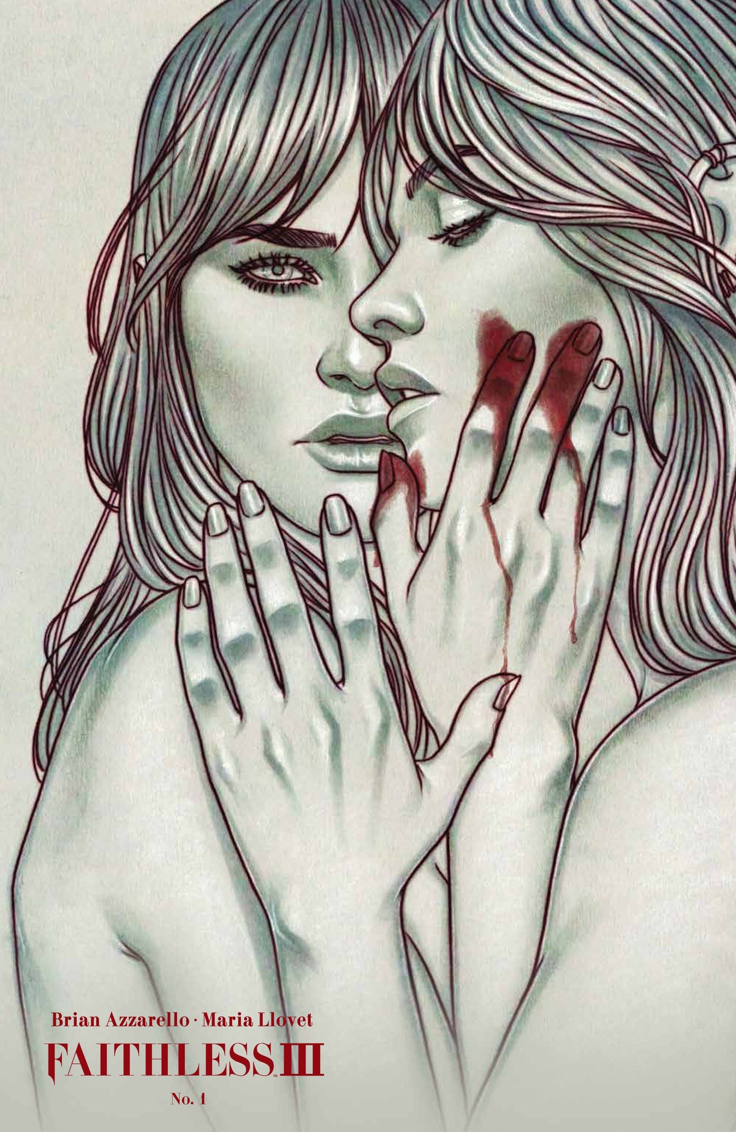 FAITHLESS III #1 SSCO SCC JENNY FRISON SKETCH COLOR SPLASH VARIANT 2022