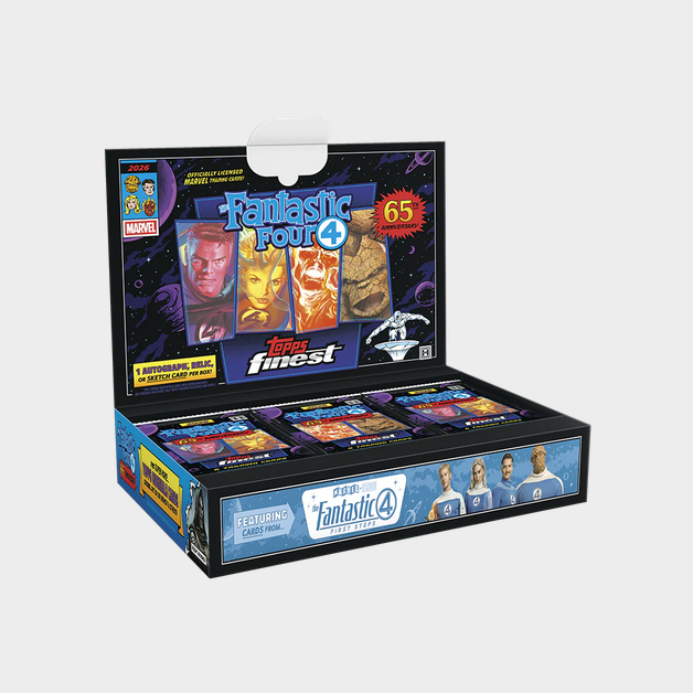 Fantastic Four Trading Cards Topps Finest 2026 Hobby Box (05/06/2026) - Golden Apple Comics