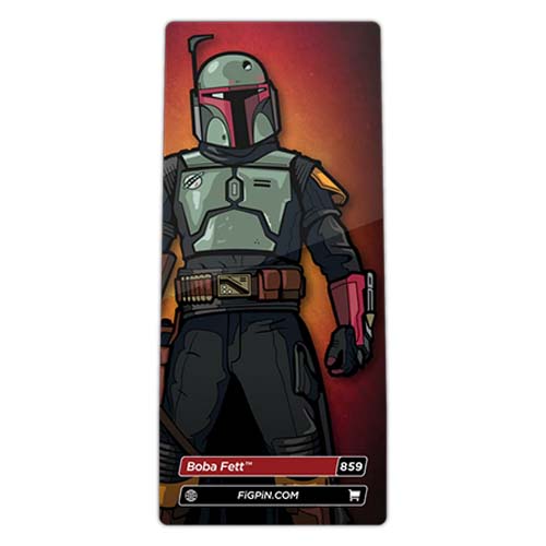 FiGPiN #859 - Star Wars - The Book of Boba Fett  - Boba Fett (Helmet) Enamel Pin