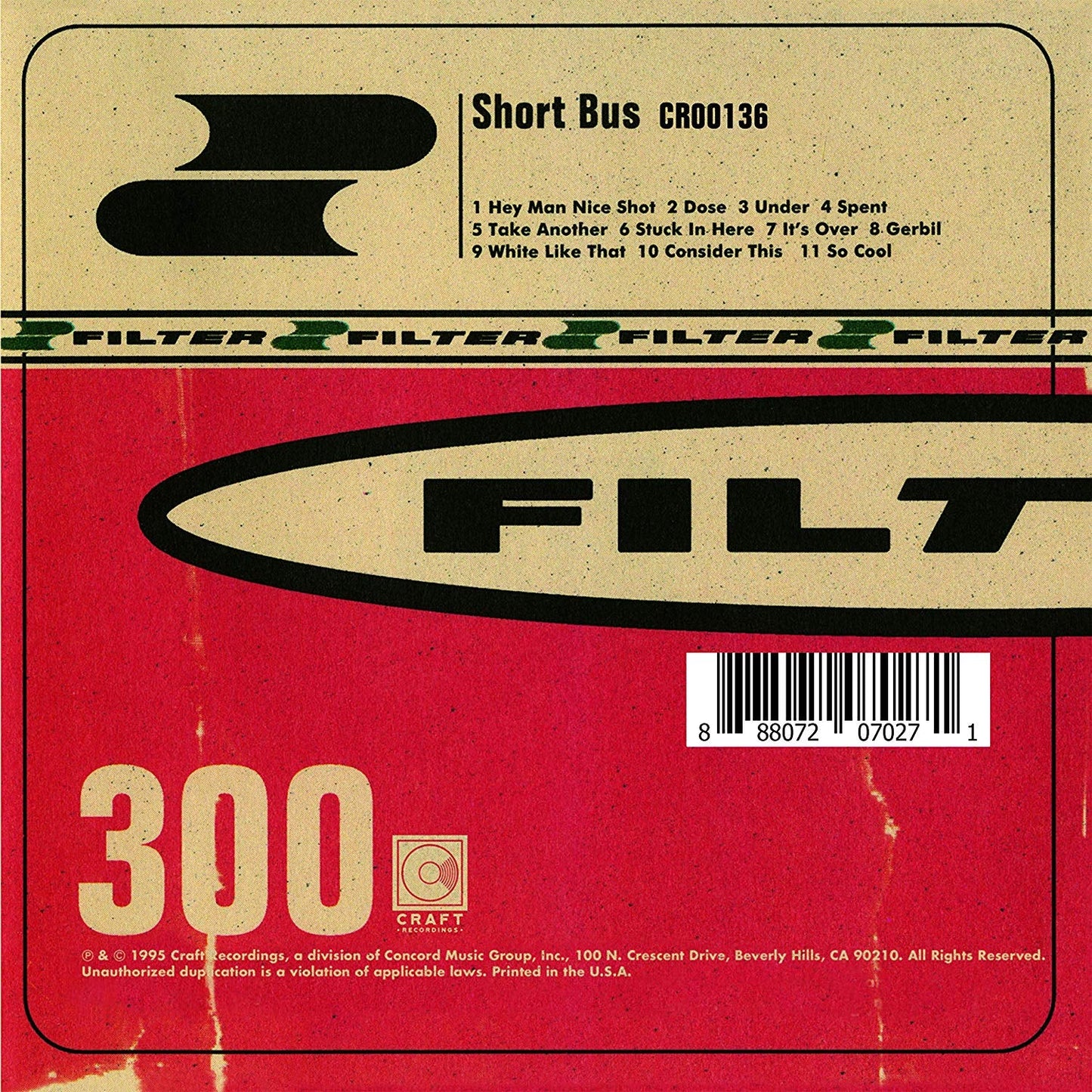 Filter SHORT BUS [Vinyl]