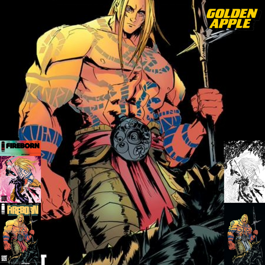 Fireborn #4 A1 Cover Set Of 4 1:25 1:50 (07/22/2026) Image - Golden Apple Comics