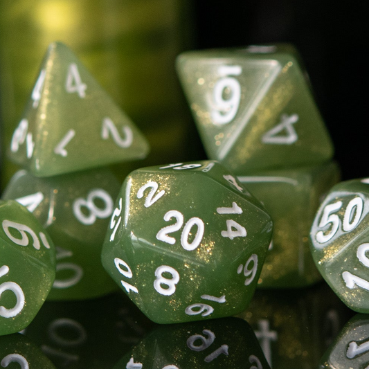 Forest Sprite Acrylic Dice Set