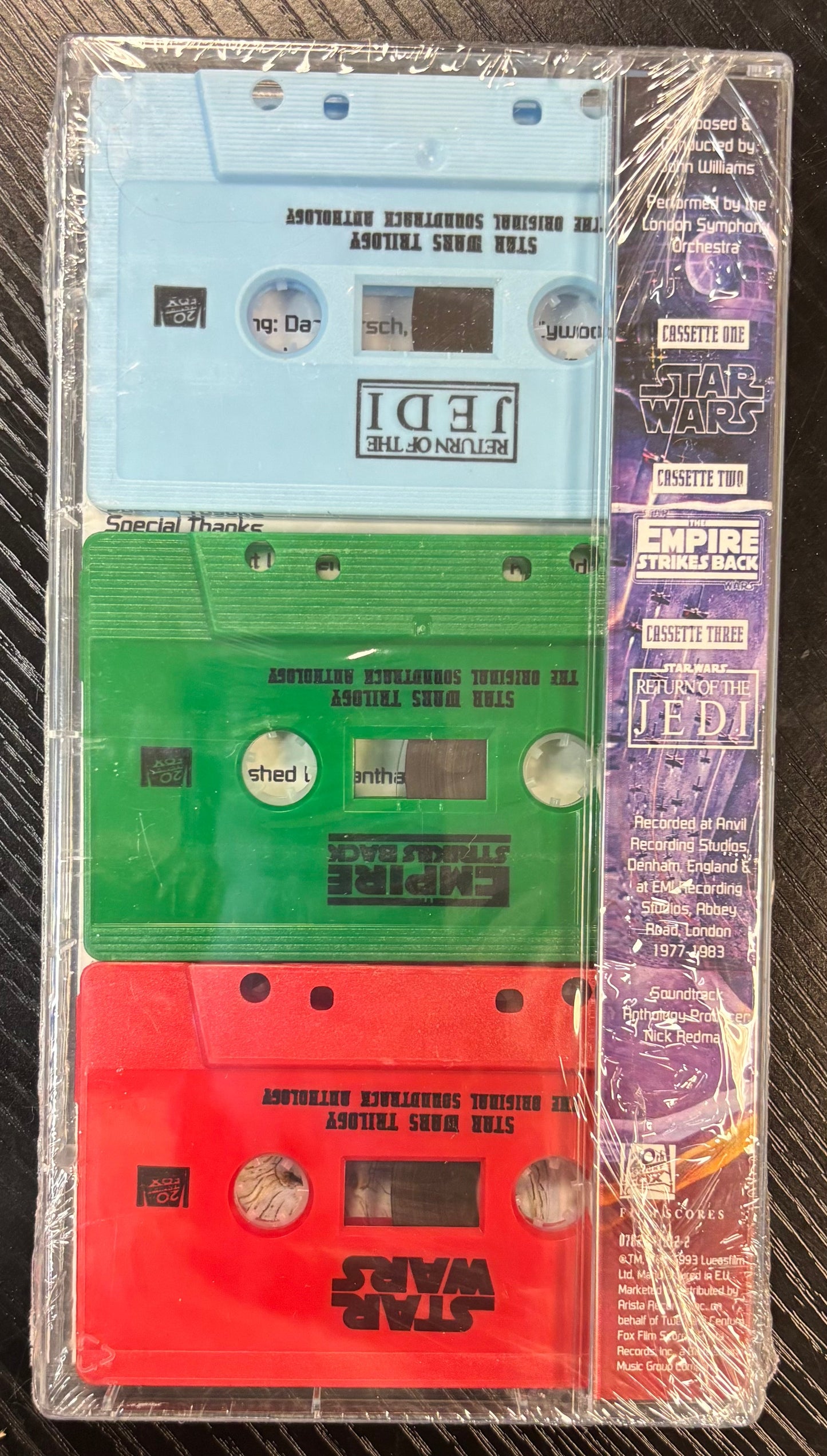 Star Wars Trilogy - The Original Soundtrack Anthology 3x Cass Box Set Cassette *Unofficial Release*