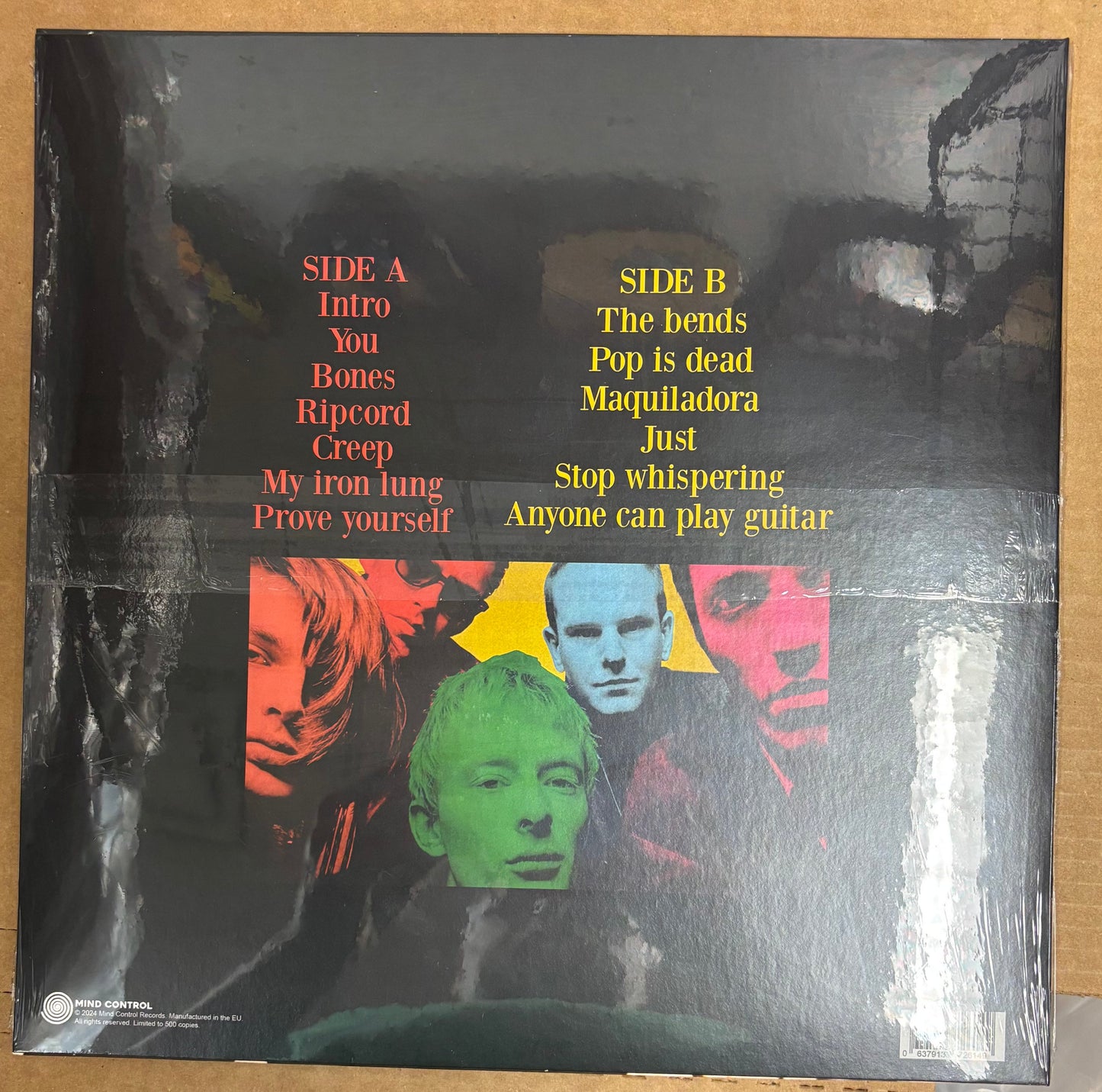 RADIOHEAD - CRIPPLED AND CRACKED - LIVE IN ROSKILDE 1994 LP RECORD *UNOFFICIAL RELEASE*