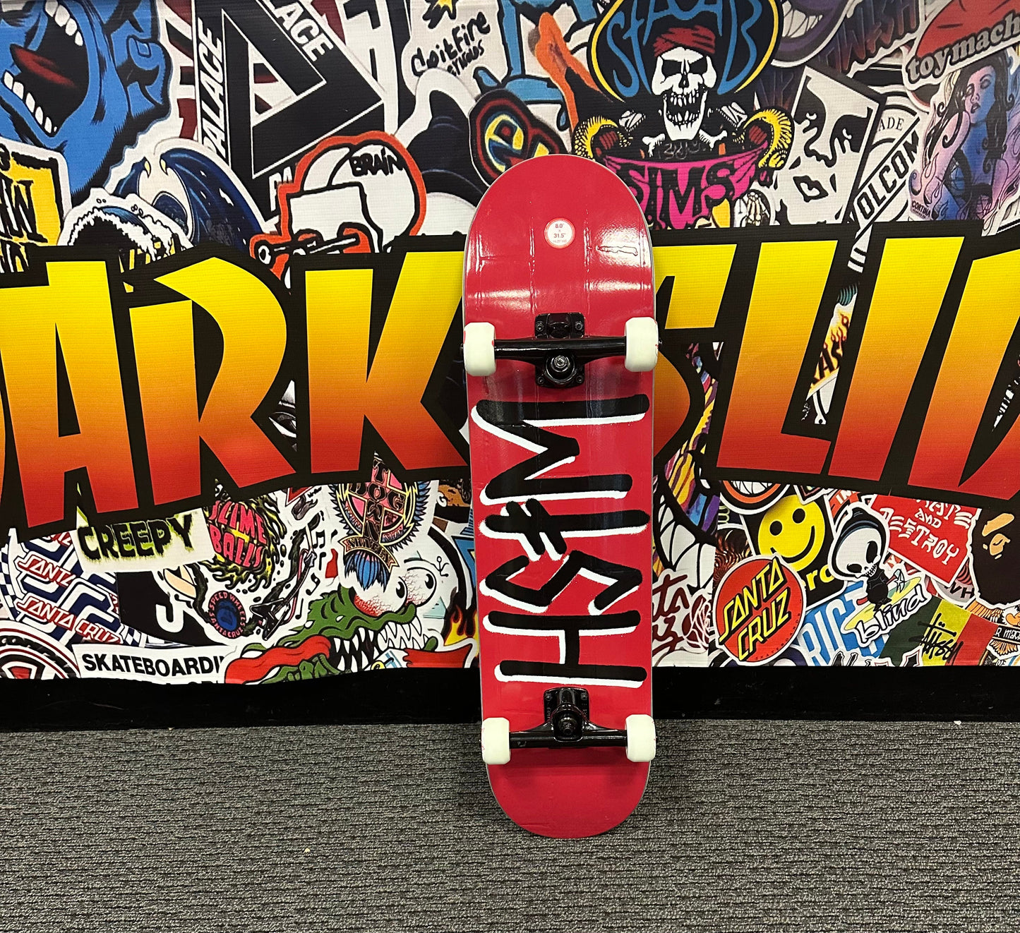 DEATHWISH "WISH BRICKS" 8" COMPLETE SKATEBOARD