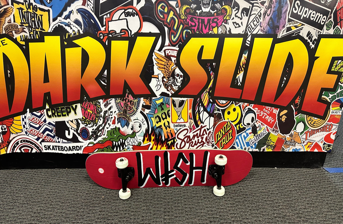 DEATHWISH "WISH BRICKS" 8" COMPLETE SKATEBOARD