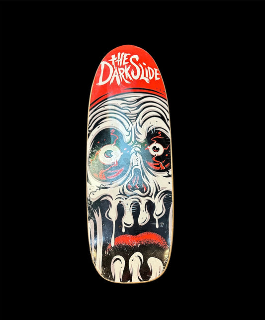 The Dark Slide "Ghoul Skull" Cruiser Shape Skateboard Deck