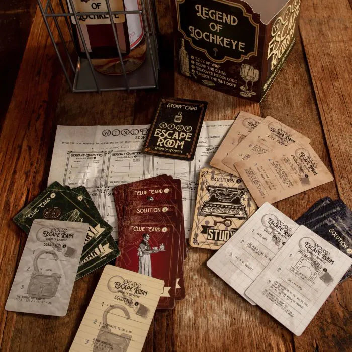 Wine Escape Room - Legend of Lochkeye - Golden Apple Comics