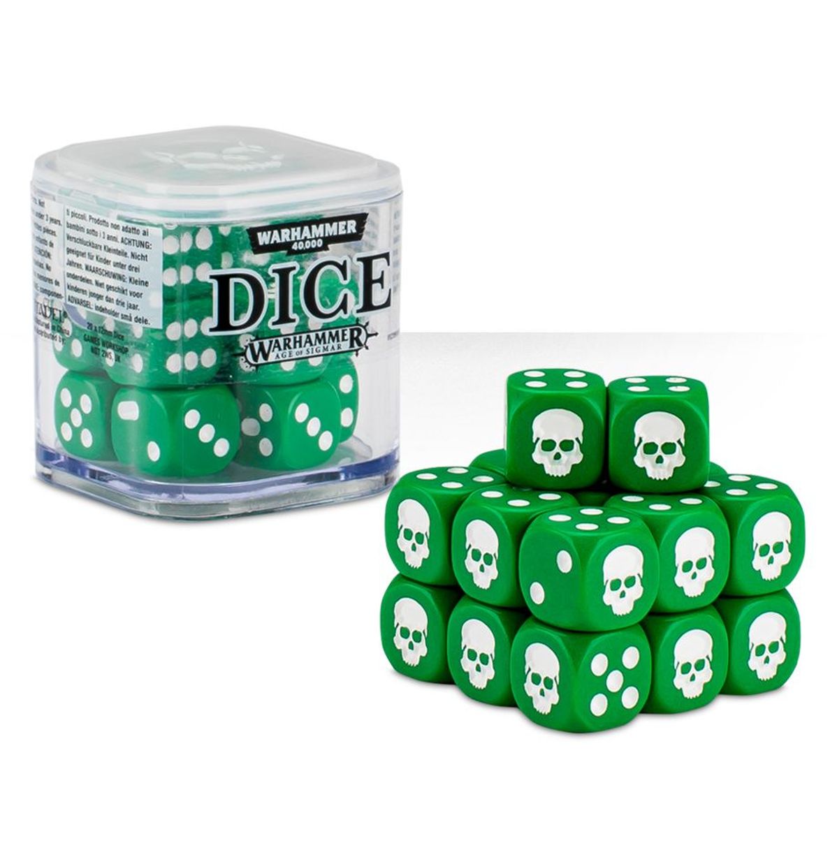 Warhammer: Dice Cube - Green - Golden Apple Comics