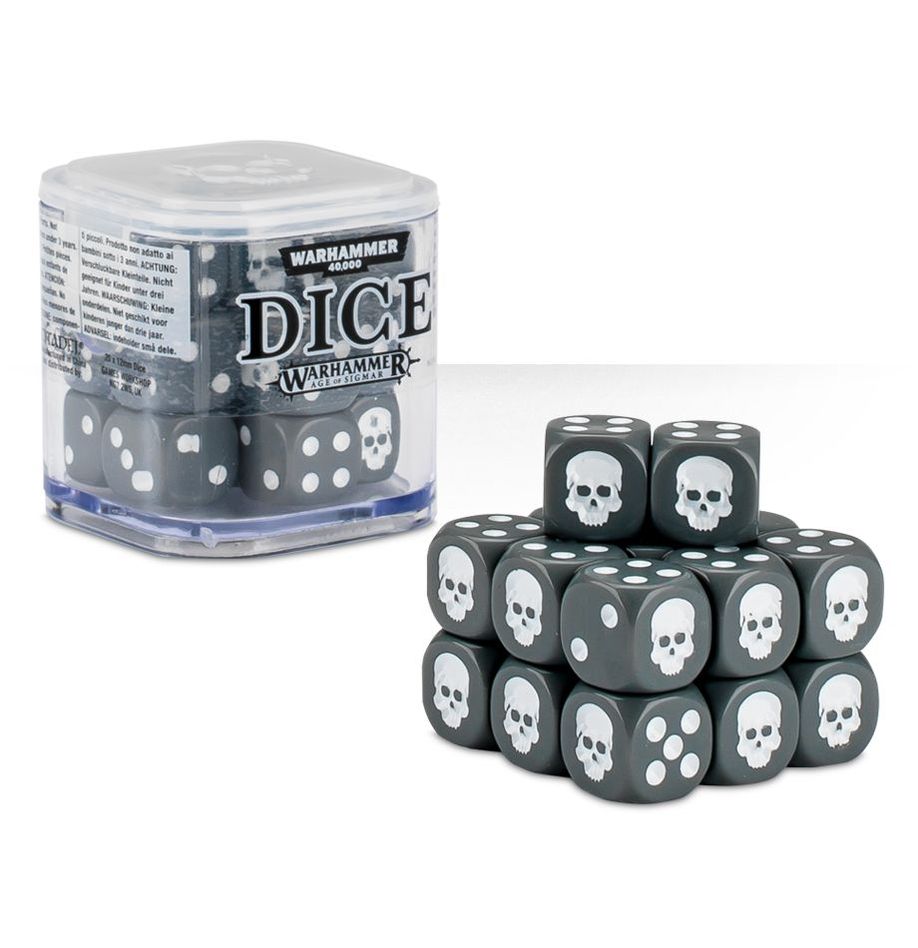 Warhammer: Dice Cube - Grey - Golden Apple Comics