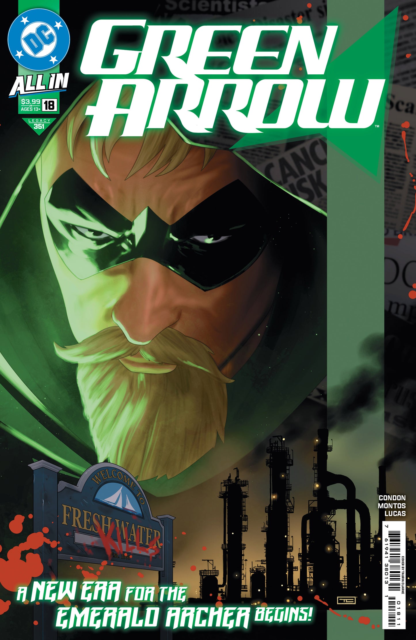 Green Arrow #18 A Taurin Clarke Chris Condon (11/27/2024) Dc