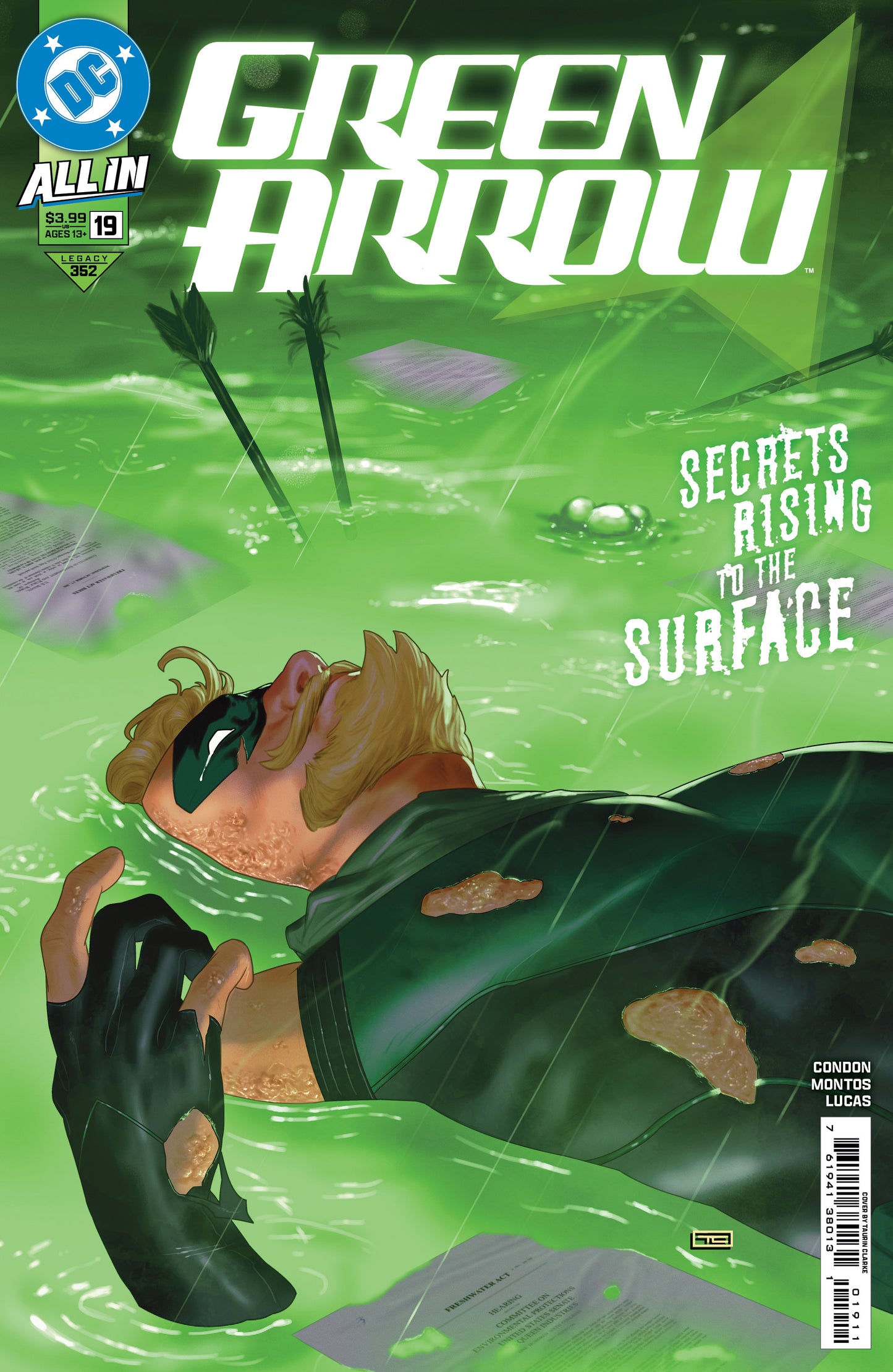 Green Arrow #19 A Taurin Clarke Chris Condon (12/25/2024) Dc