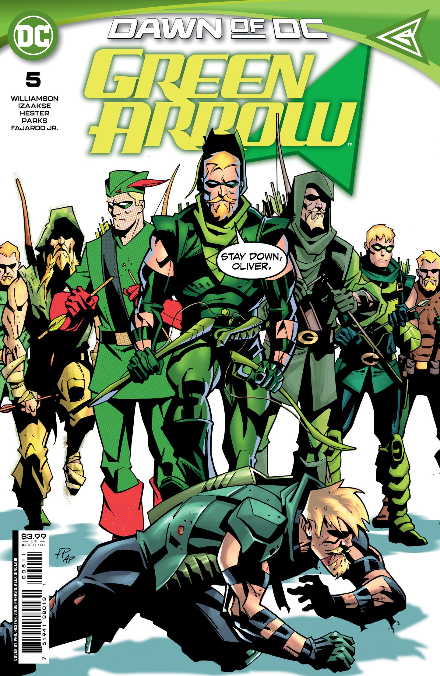 Green Arrow #5 (Of 6) A Phil Hester Joshua Williamson (10/24/2023) Dc