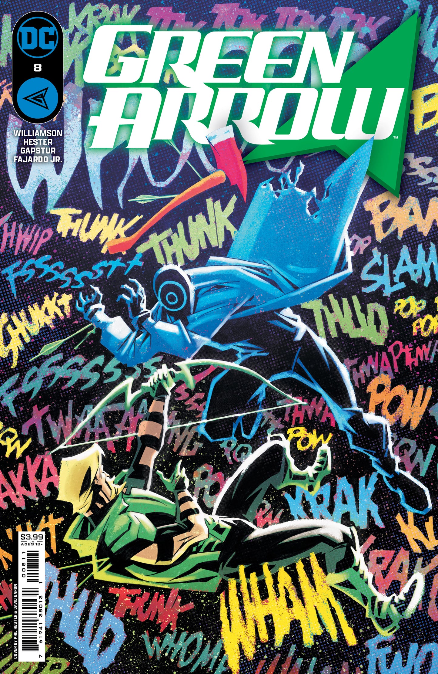 Green Arrow #8 (Of 12) A Phil Hester Joshua Williamson (01/23/2024) Dc