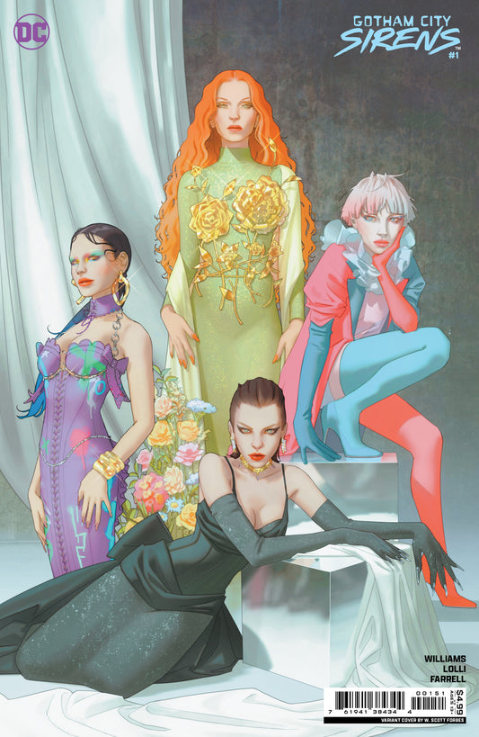 Gotham City Sirens #1 (Of 4) B W Scott Forbes Variant (08/07/2024) DC