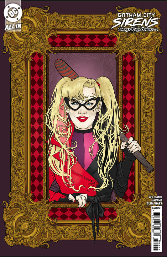 Gotham City Sirens Unfit For Orbit #2 (Of 5) E 1:25 Helen Mask Variant (07/09/2025) Dc