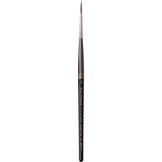 Da Vinci: Miniature Maestro - Kolinsky Red Sable Brush - Series 70 - Size 3 - Round, Extra Long and Extra Pointed