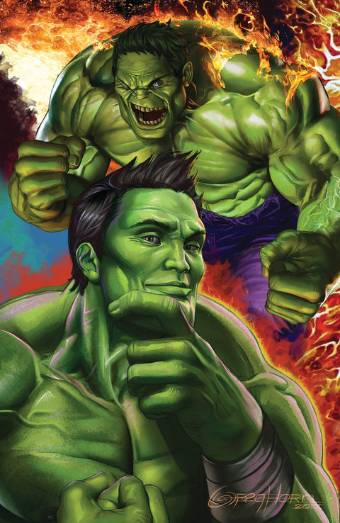 Generations Banner Hulk & Totally Awesome Hulk #1 Connecting Unknown Comic Books Exclusive Horn Virgin cover