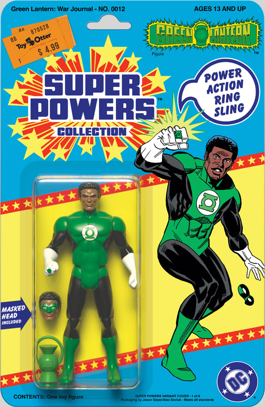 Green Lantern War Journal #12 C Jason Geyer Action Figure Dc Super Powers Variant (08/21/2024) DC