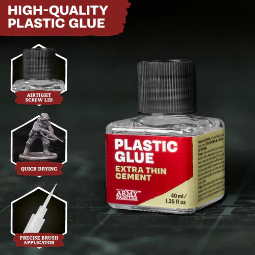 Army Painter Tools: Plastic Glue - Extra Thin Cement (40ml) - Golden Apple Comics