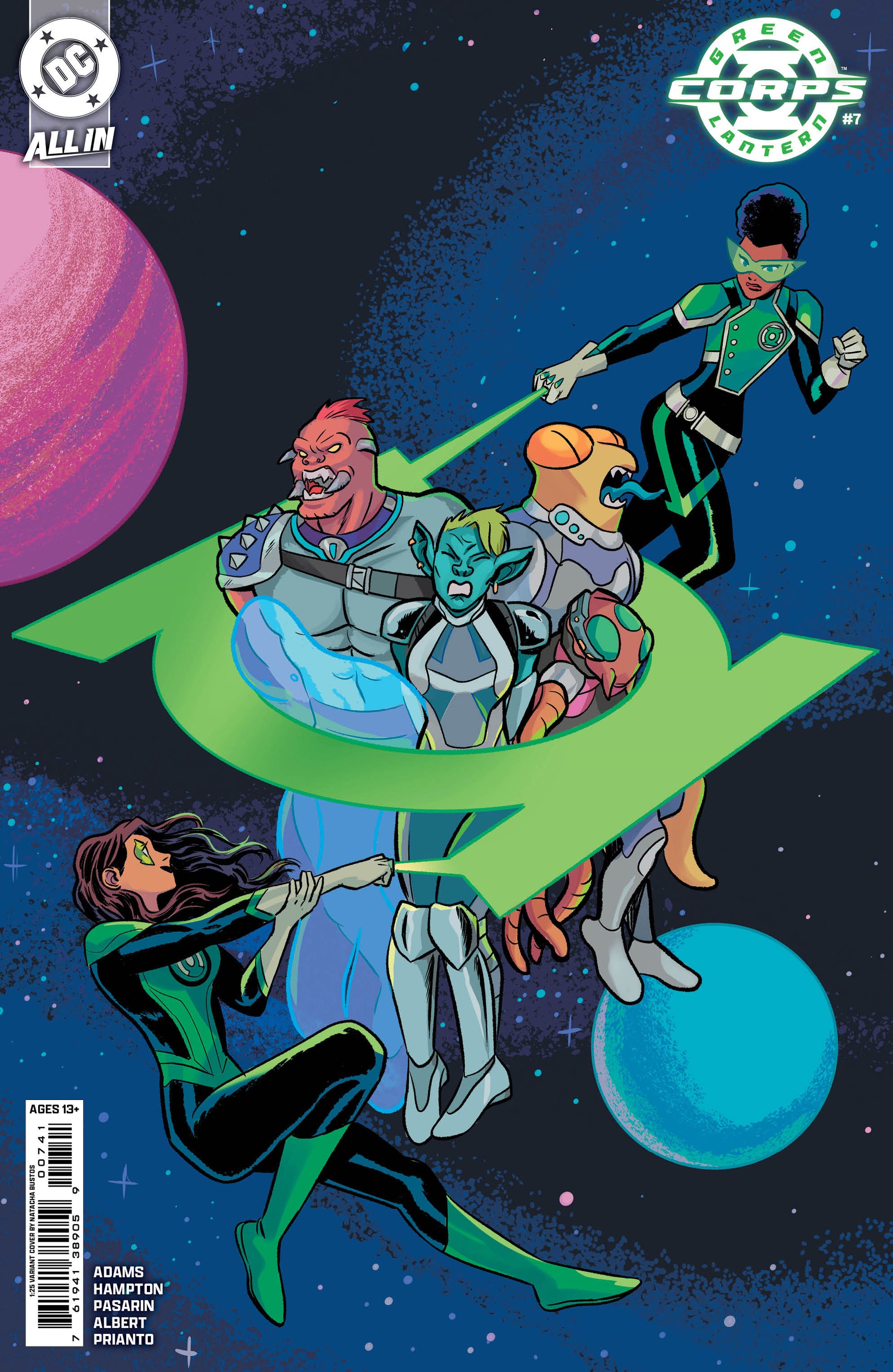 Green Lantern Corps #7 D 1:25 Natacha Bustos Variant (Starbreaker Supremacy) (08/13/2025) Dc - Golden Apple Comics