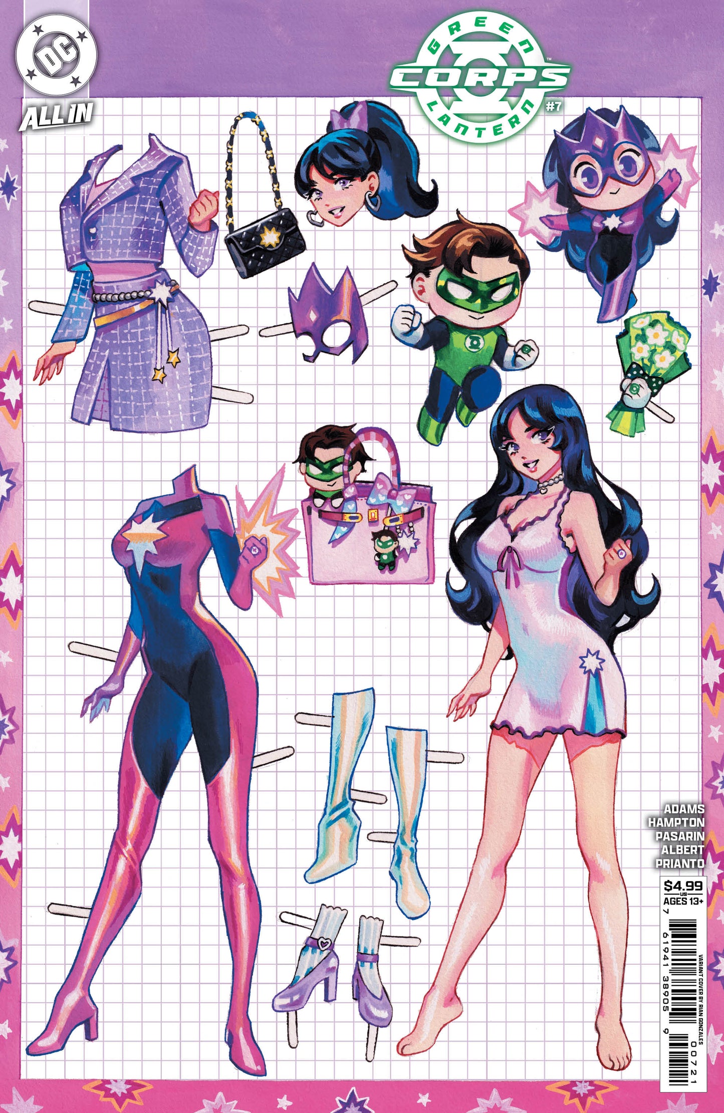 Green Lantern Corps #7 C Rian Gonzales Variant (Starbreaker Supremacy) (08/13/2025) Dc