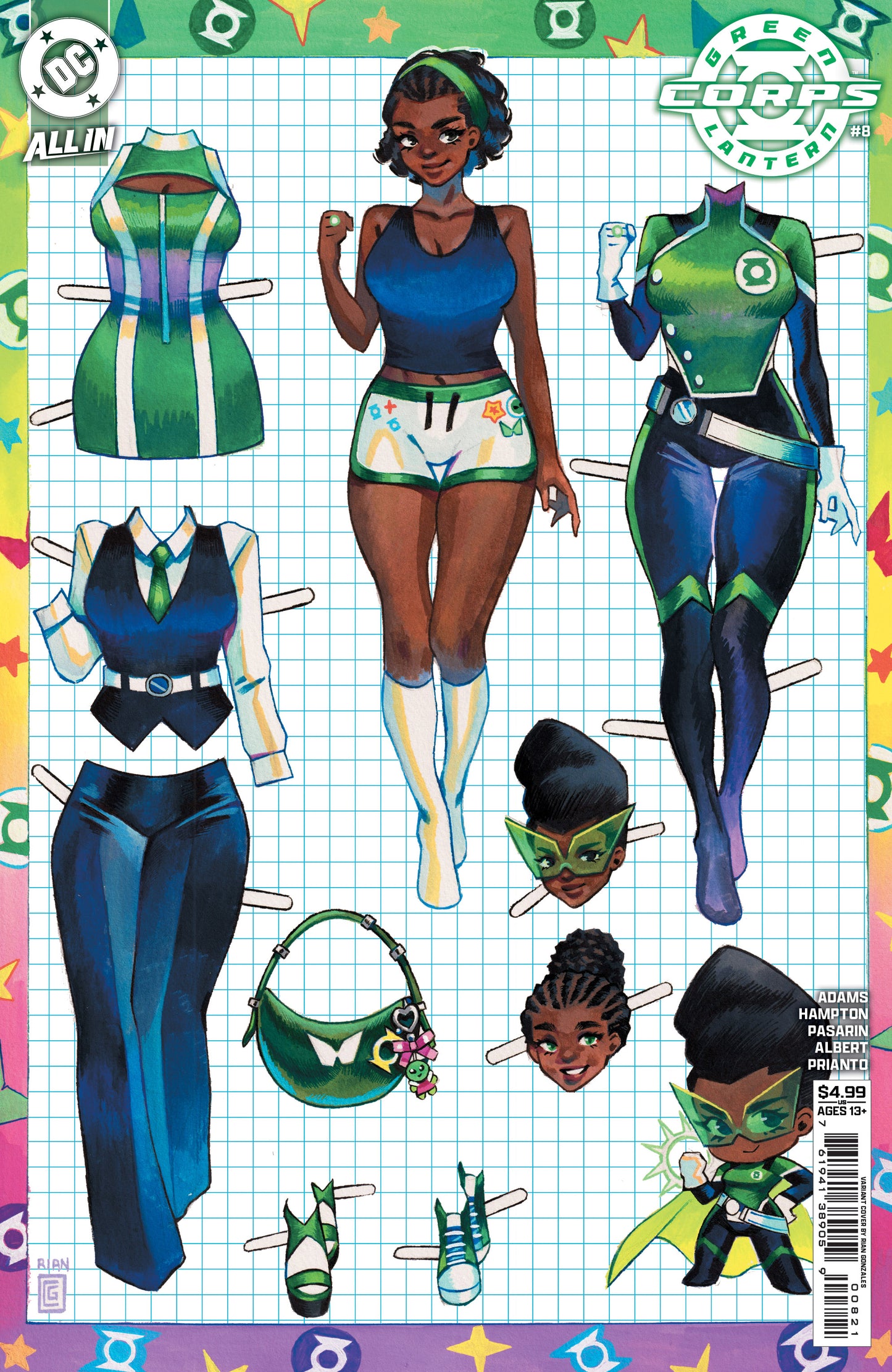 Green Lantern Corps #8 B Rian Gonzales Variant (Starbreaker Supremacy) (09/10/2025) Dc - Golden Apple Comics