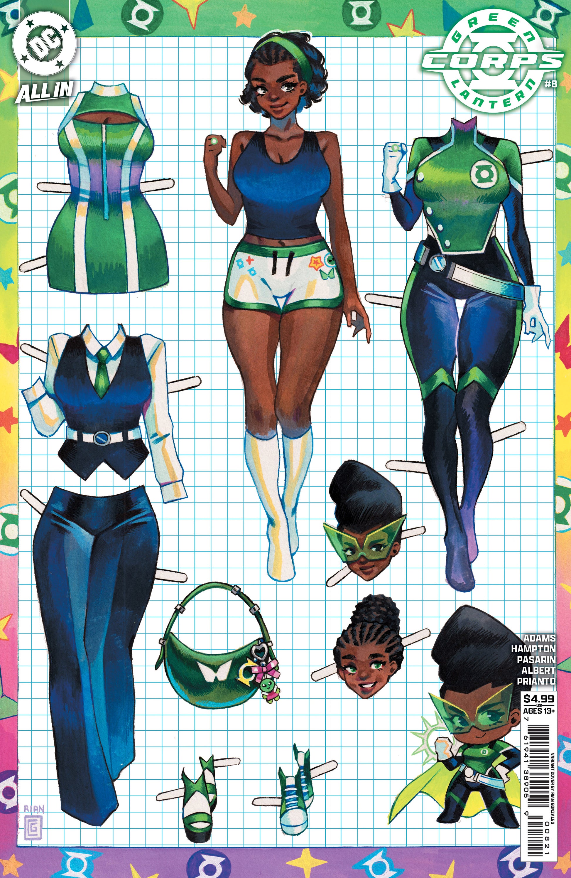 Green Lantern Corps #8 B Rian Gonzales Variant (Starbreaker Supremacy) (09/10/2025) Dc - Golden Apple Comics
