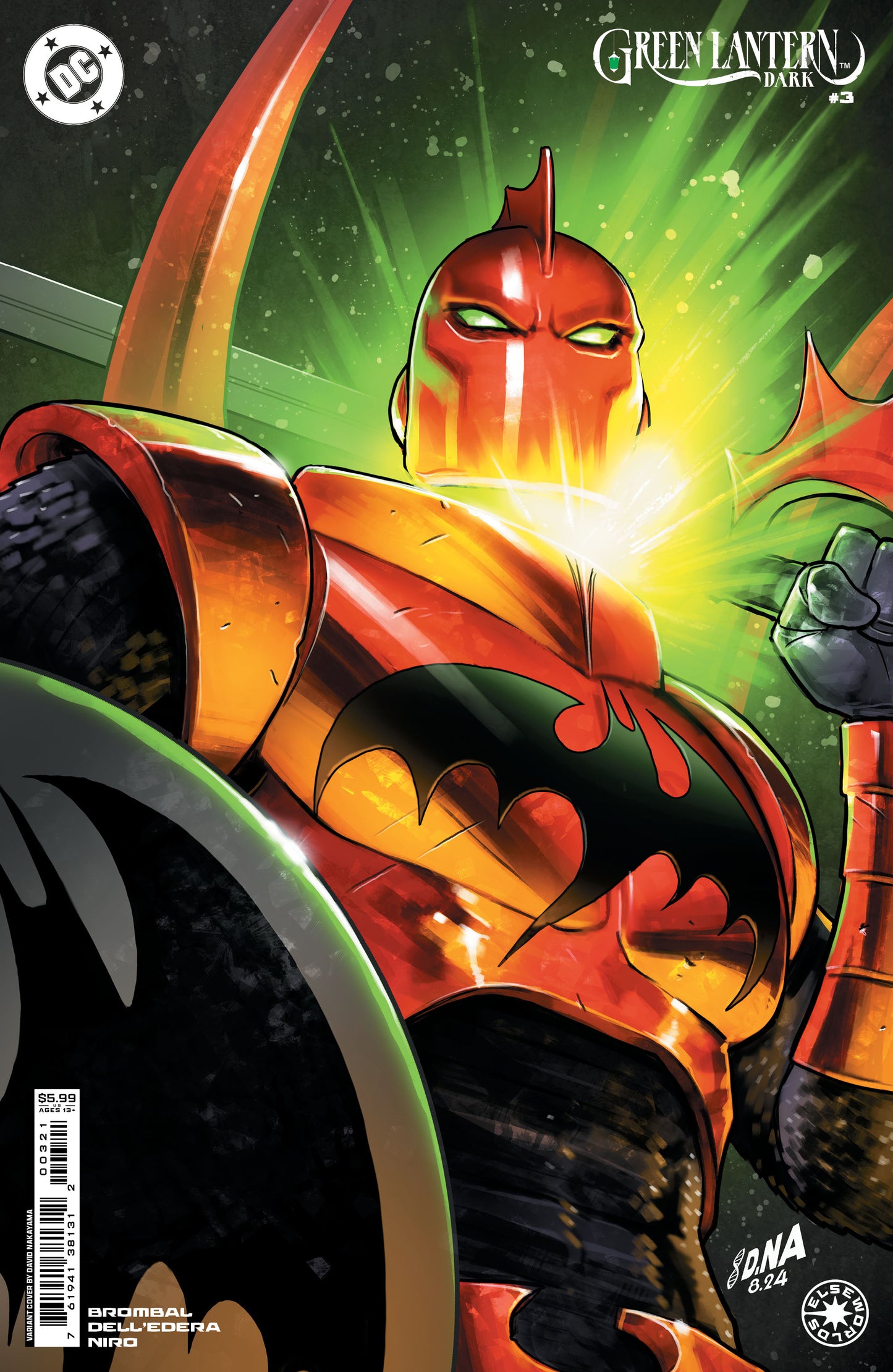 Green Lantern Dark #3 (Of 7) B David Nakayama Variant (02/26/2025) Dc