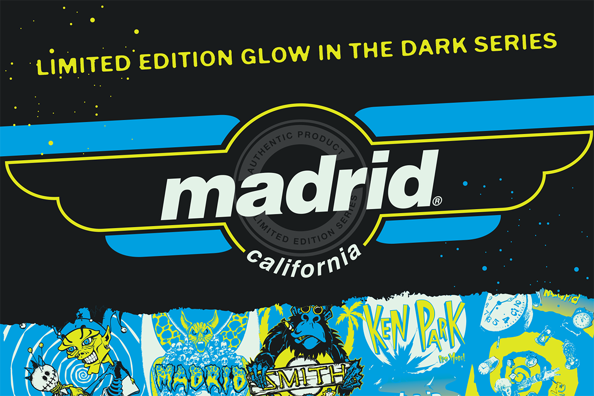 Madrid Beau Brown Bat LTD Glow In The Dark 10.25" Skateboard Deck