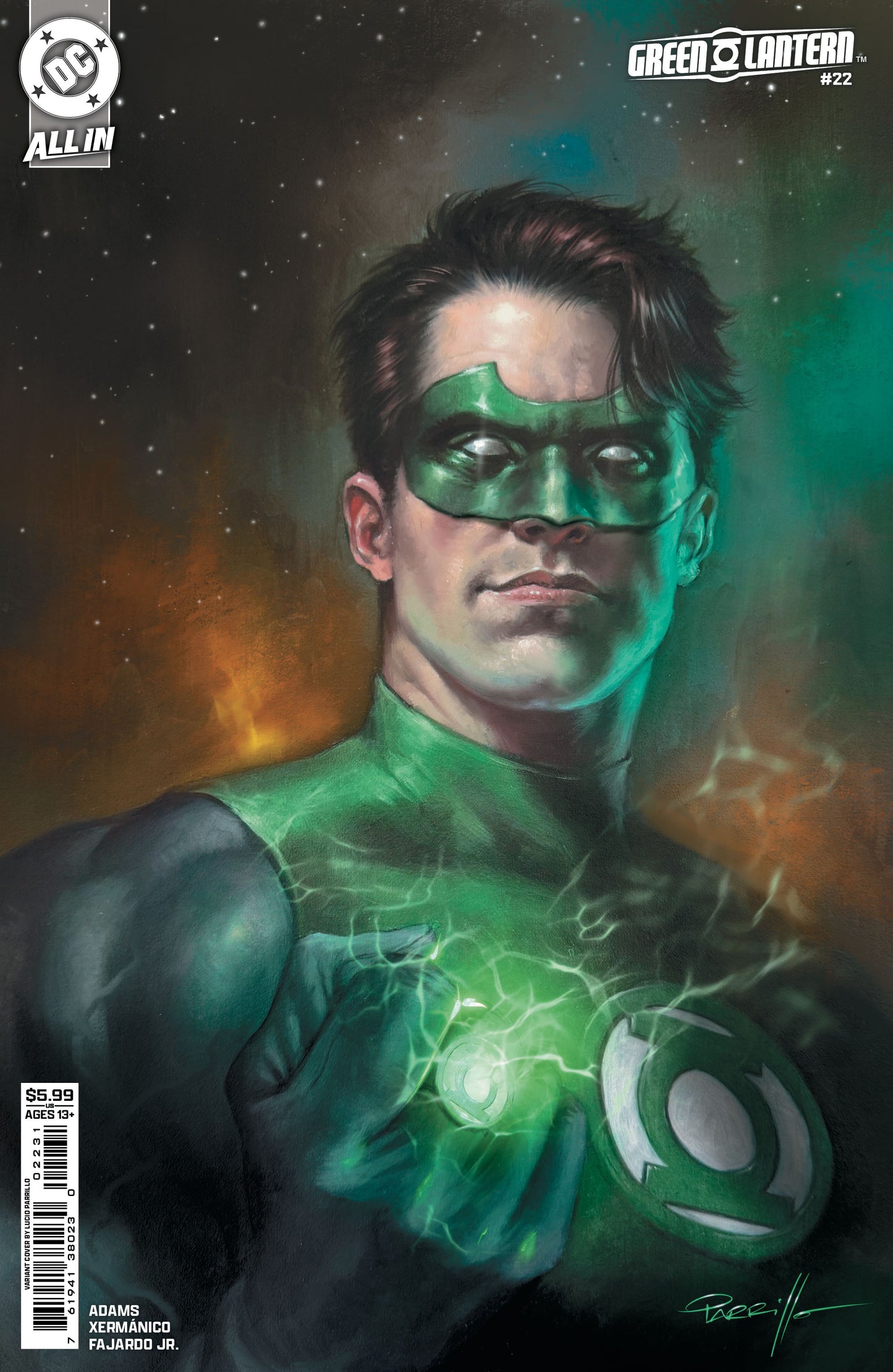 Green Lantern #22 B Lucio Parrillo Variant (04/23/2025) Dc