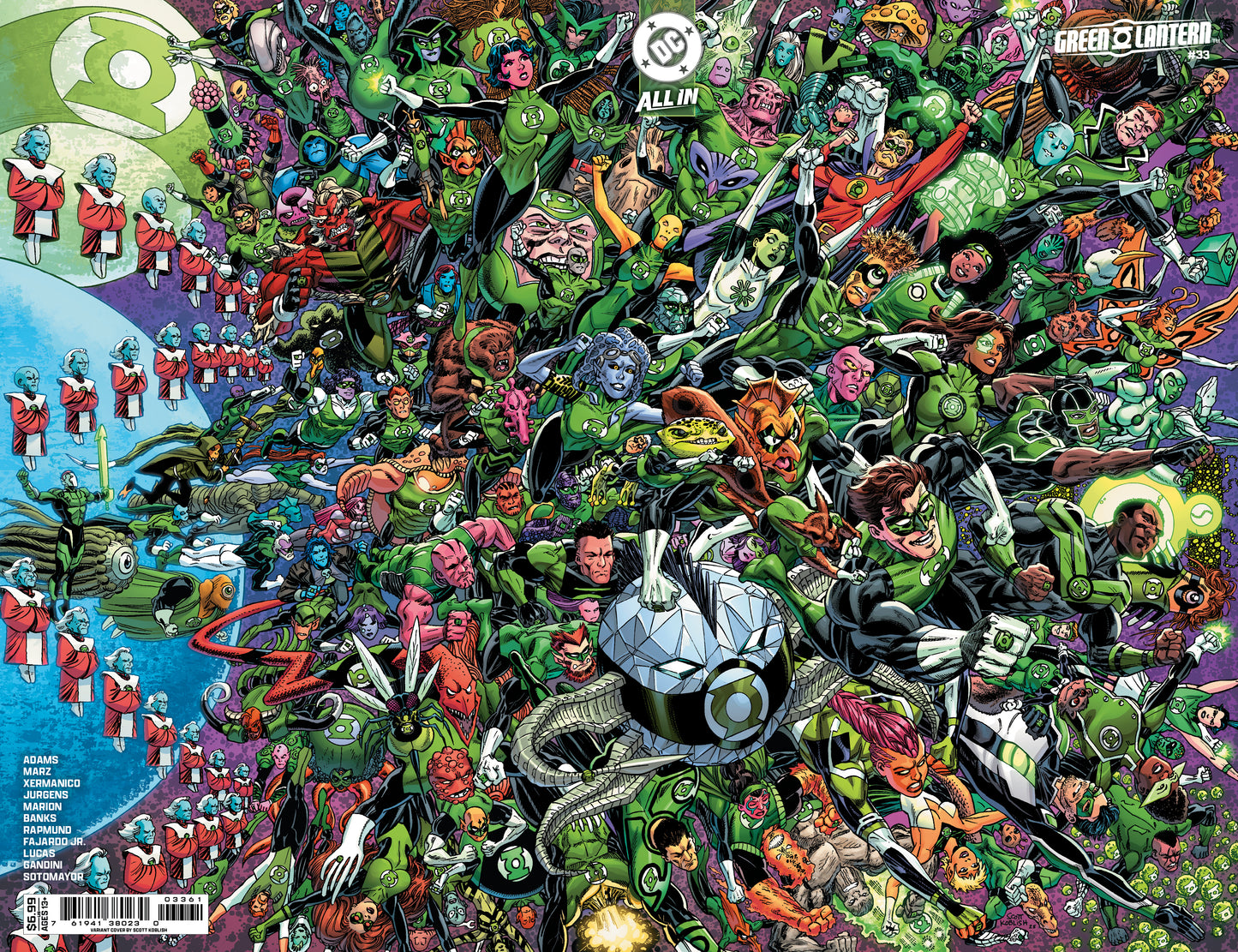 Green Lantern #33 F Scott Koblish Legacy Wraparound Variant (#600) (03/25/2026) Dc - Golden Apple Comics